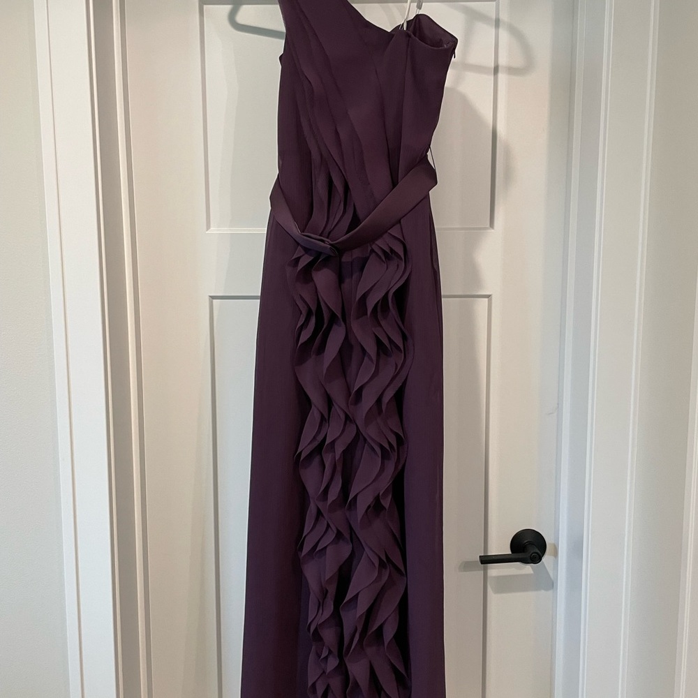 Vera Wang White Dress - Plum - Picture 2 of 5